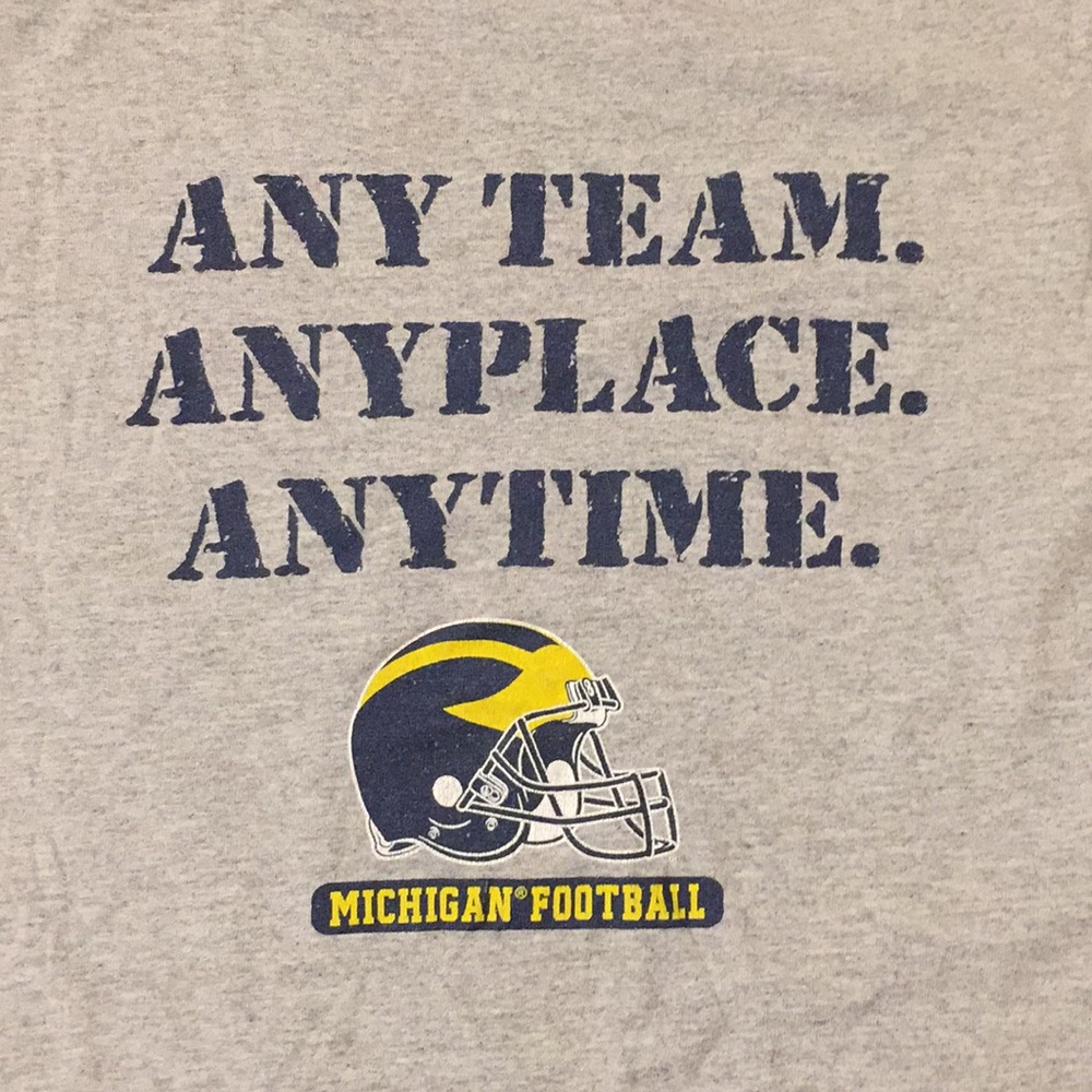 ⭐️ Mens Michigan Wolverines Sleeveless T Sz M VGUC